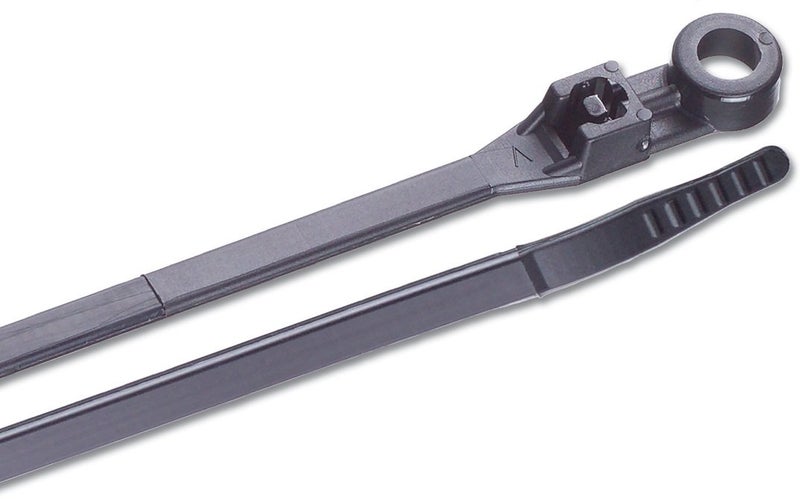 Ancor Marine Grade 199253 Cable Tie, Mounting, 6"", Black, 100Pc